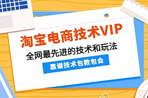 淘宝电商技术VIP,全网最先进的技术和玩法,靠谱技术包教包会,价值1599元