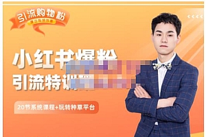 陆明明·小红书爆粉特训班5.0,助你轻松玩转小红书平台价值1380元