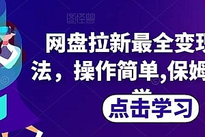 网盘拉新最全变现方法,操作简单,保姆级教学【揭秘】