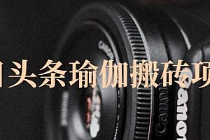 猎人社区·今日头条瑜伽搬砖项目,单号一天几十收入,可以批量操作!