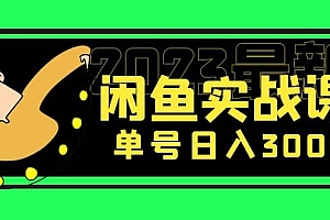 花599买的闲鱼项目:2023最新闲鱼实战课(7节课)