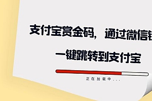 全网首发:支付宝赏金码,通过微信链接一键跳转到支付宝