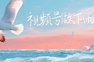 视频号做下雨视频一个账号一周涨粉10W+年入100w