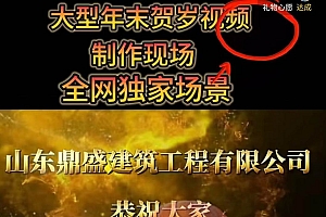 1月新风口项目,有嘴就能做,企业年会祝福视频定制,单日轻松收益20000+
