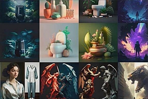 Midjourney-AI人工智能 文本绘画培训班:初级篇/中级篇/高级篇(17节)